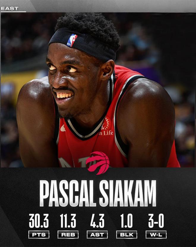 猛龙力克骑士,帕斯卡尔生涯新高得分的简单介绍 猛龙力克骑士,帕斯卡尔生涯新高得分的简单介绍