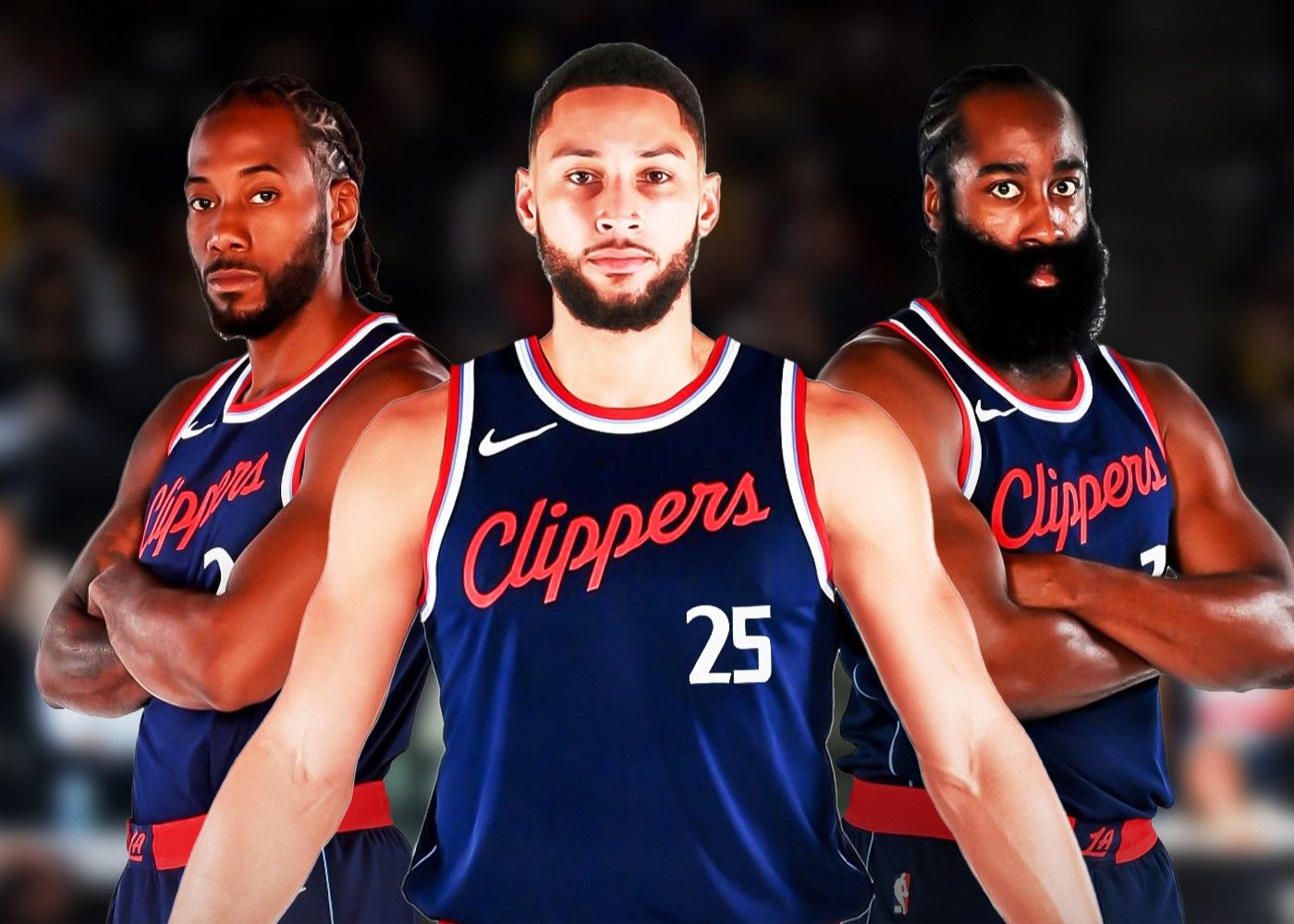 快船和公牛队在球场上展开激烈对抗 快船和公牛队在球场上展开激烈对抗